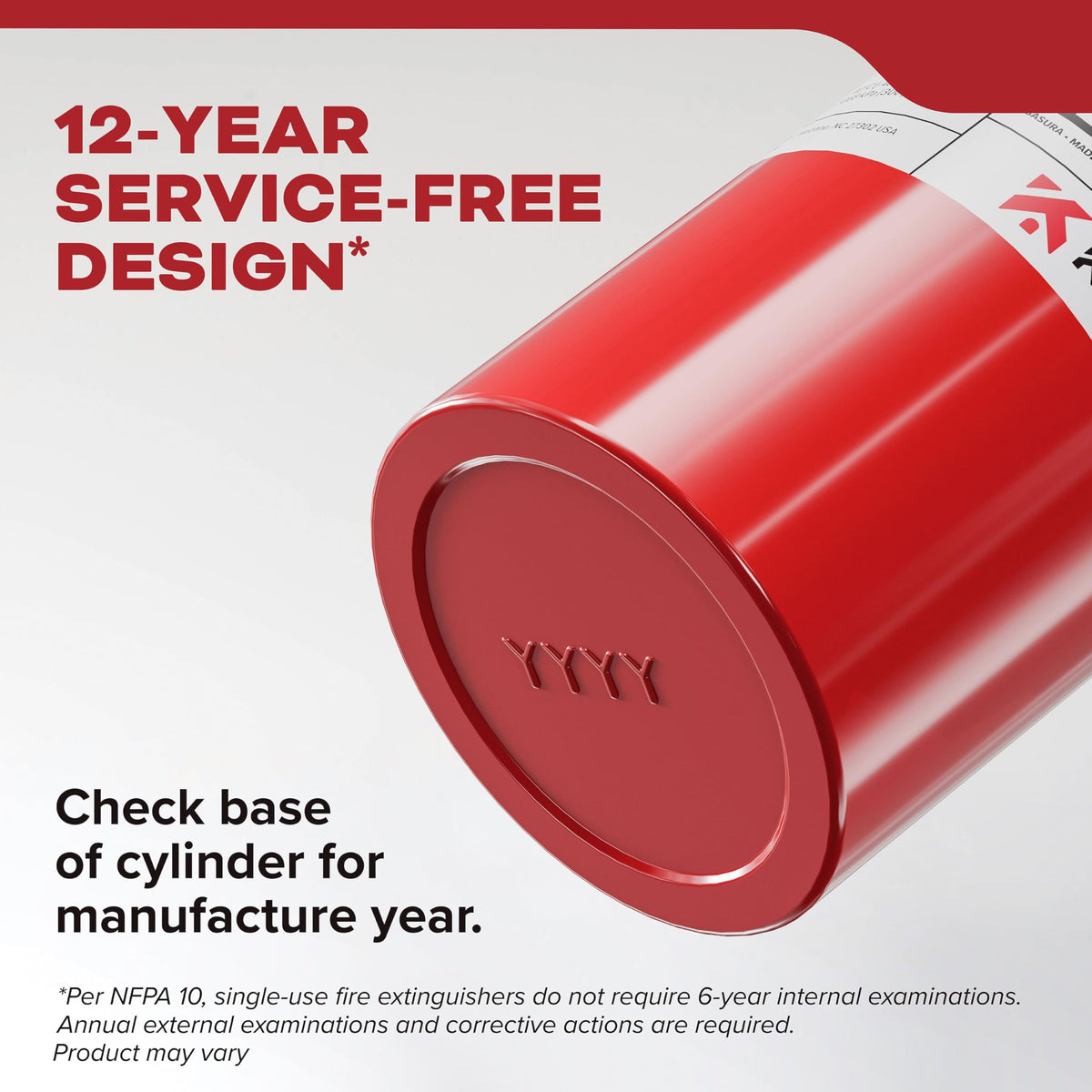 Fire Extinguisher 1-A:10-B:C 1 Pack U62457