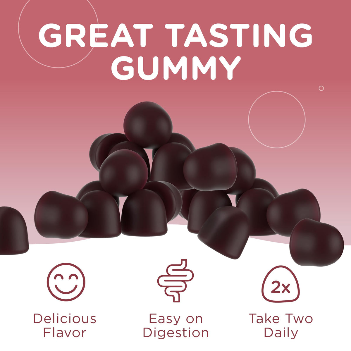 Beet Root 500 mg Cherry Gummies I22142