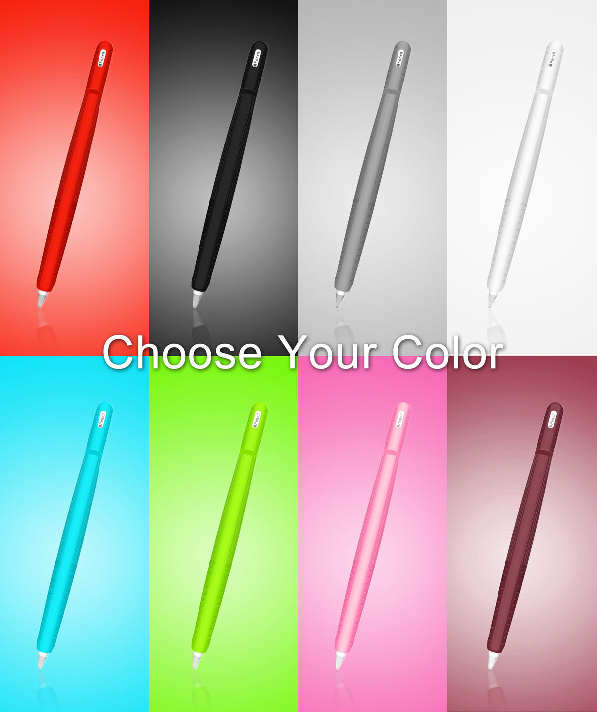 Brown Protective Cover Case Skin for Apple Pencil B103