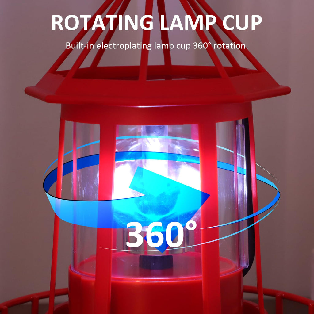 Solar Rotating Lighthouse Landscape Light P675777