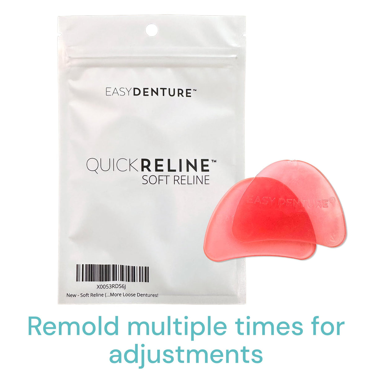 Soft Reline Denture Reliner Kit for Full & Partial Dentures U279500
