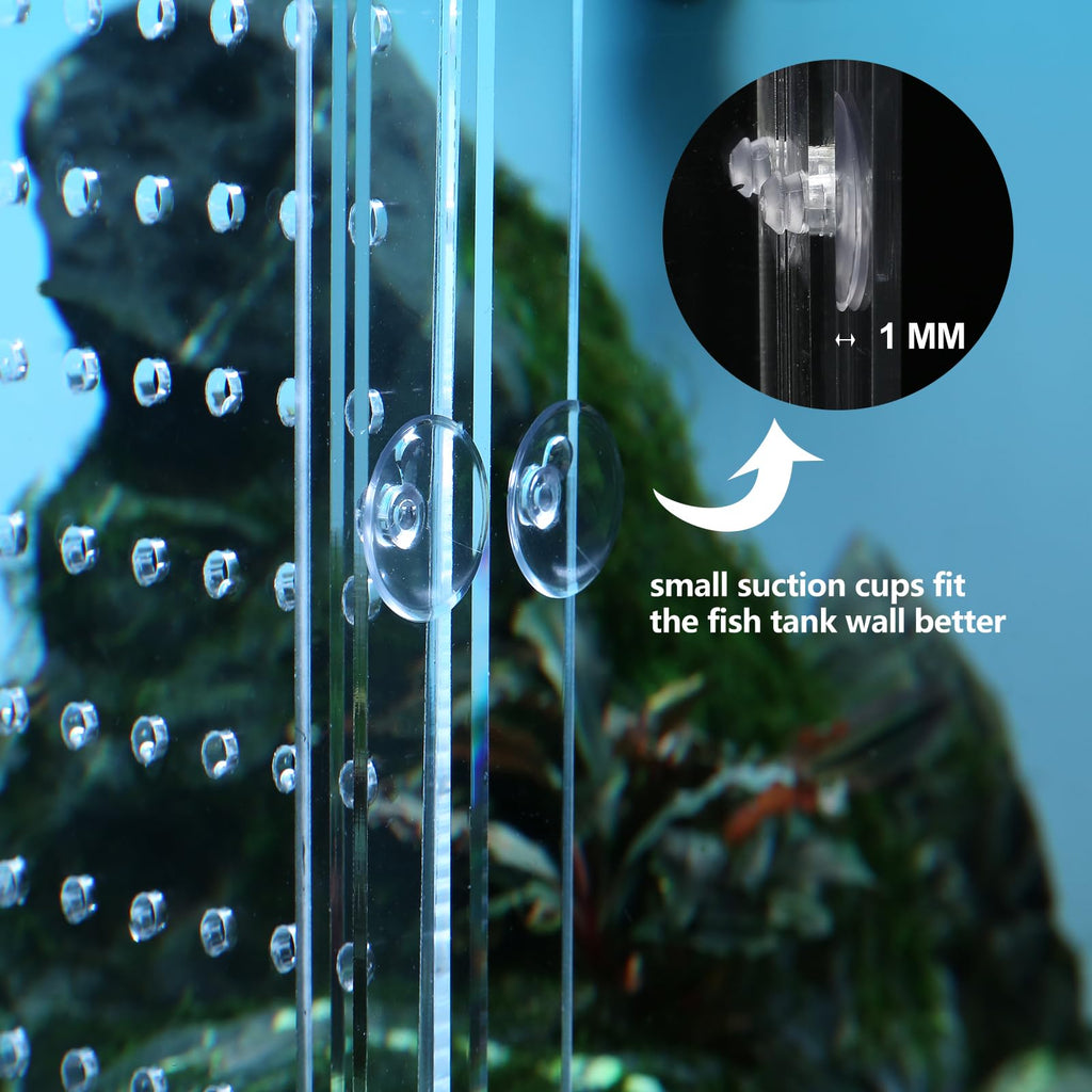 Acrylic Fish Tank Divider with Suction Cups D6007