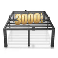18 Inch King Size Black Metal Bed Frame M4155