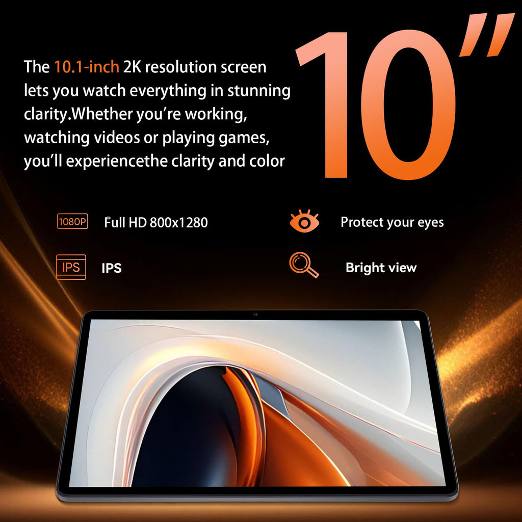 10 Inch Android 16 Tablet 32GB RAM 128GB ROM O904
