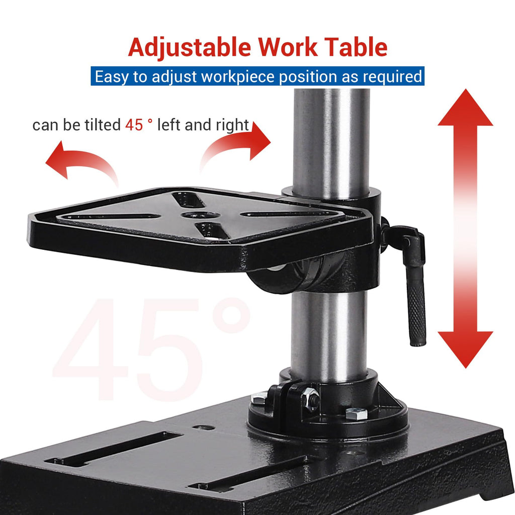 8 Inch 2.5A Benchtop Drill Press with 5 Speed Adjustable J78926