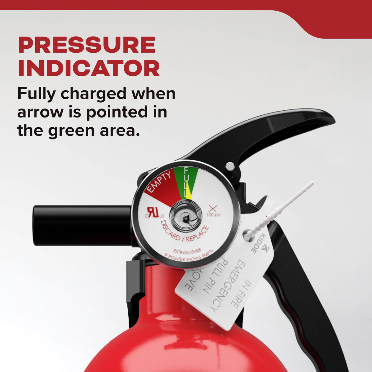 Fire Extinguisher 1-A:10-B:C 1 Pack U62457