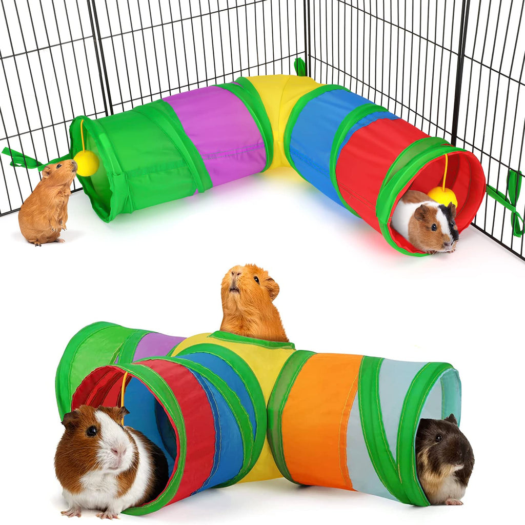 Guinea Pig Tunnels & Tubes Collapsible Small Animal Hideout L86283