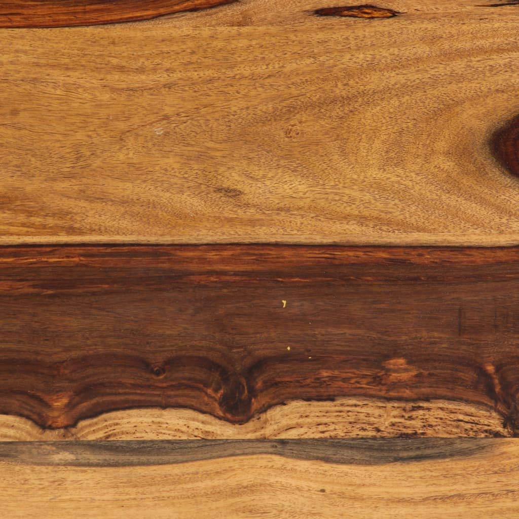 Square Rustic Solid Sheesham Wood Coffee Table Z749282
