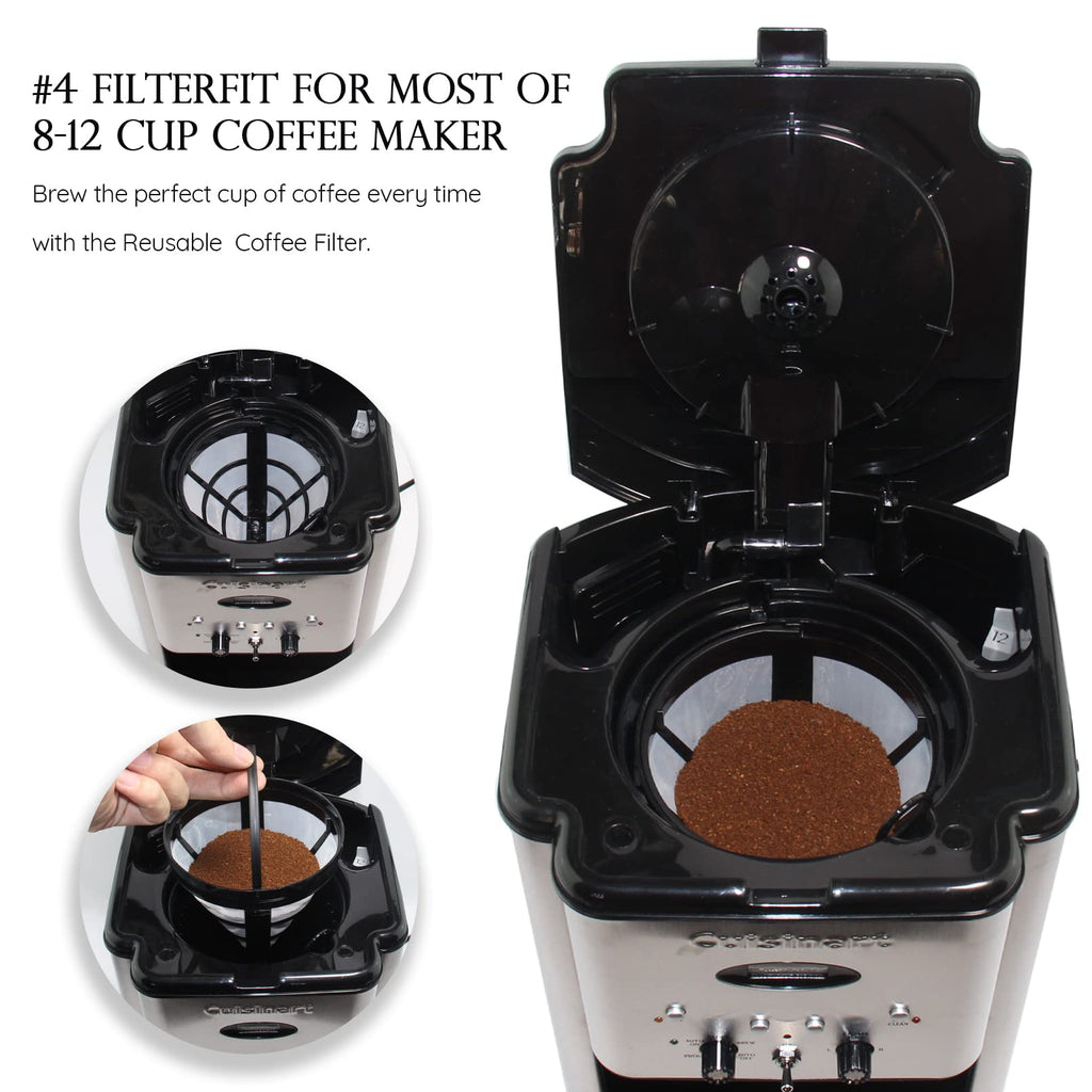 4-Pack Reusable Cone Coffee Filter V805443