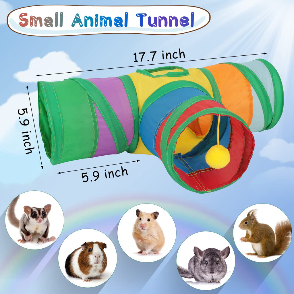 Guinea Pig Tunnels & Tubes Collapsible Small Animal Hideout L86283