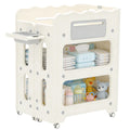 Foldable Portable Baby Changing Table with Storage Baskets J7242