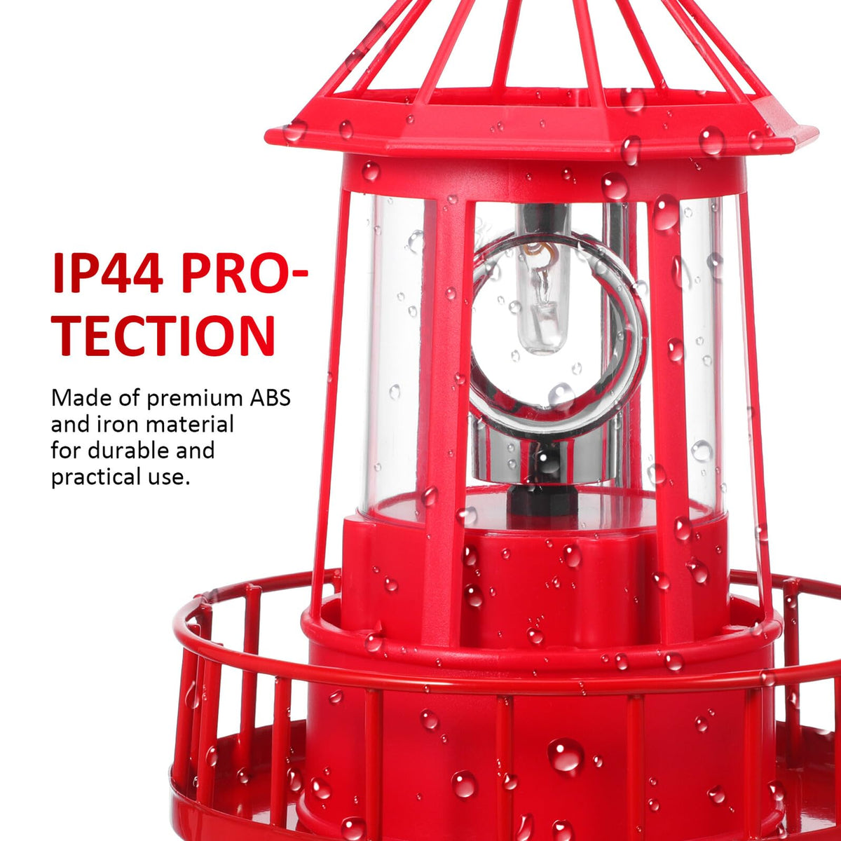 Solar Rotating Lighthouse Landscape Light P675777