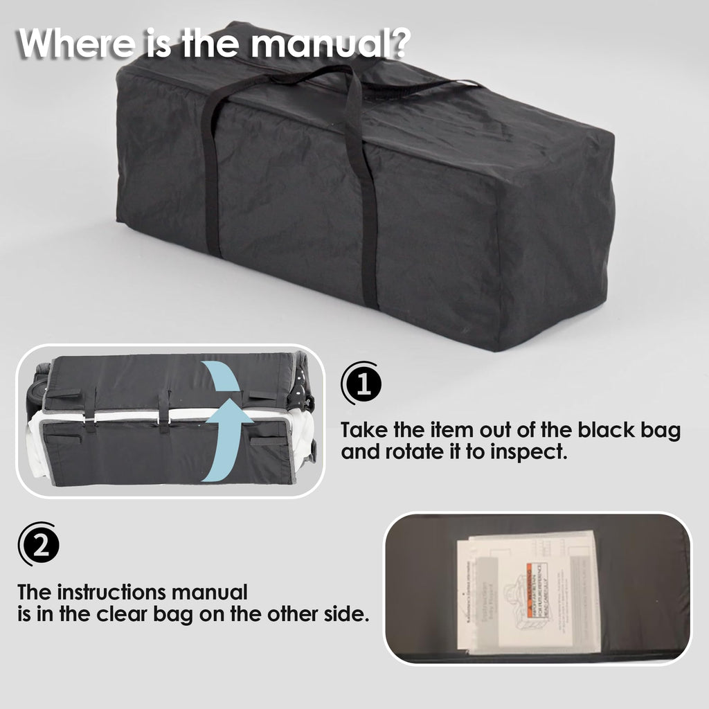 4 in 1 Black Baby Playard Q1915