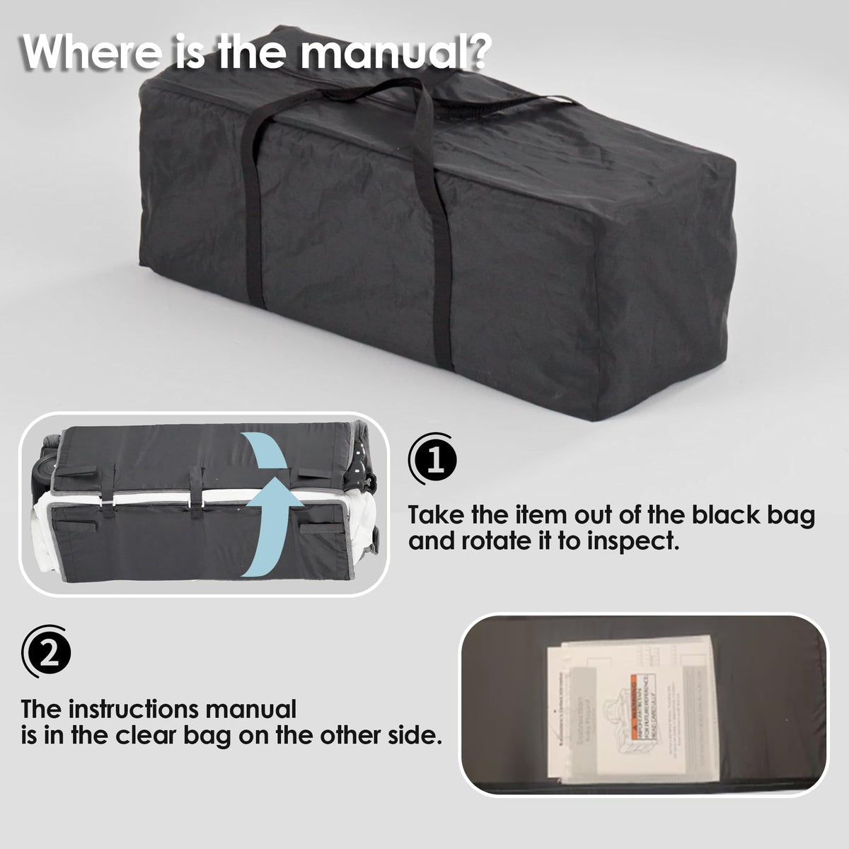 4 in 1 Black Baby Playard Q1915