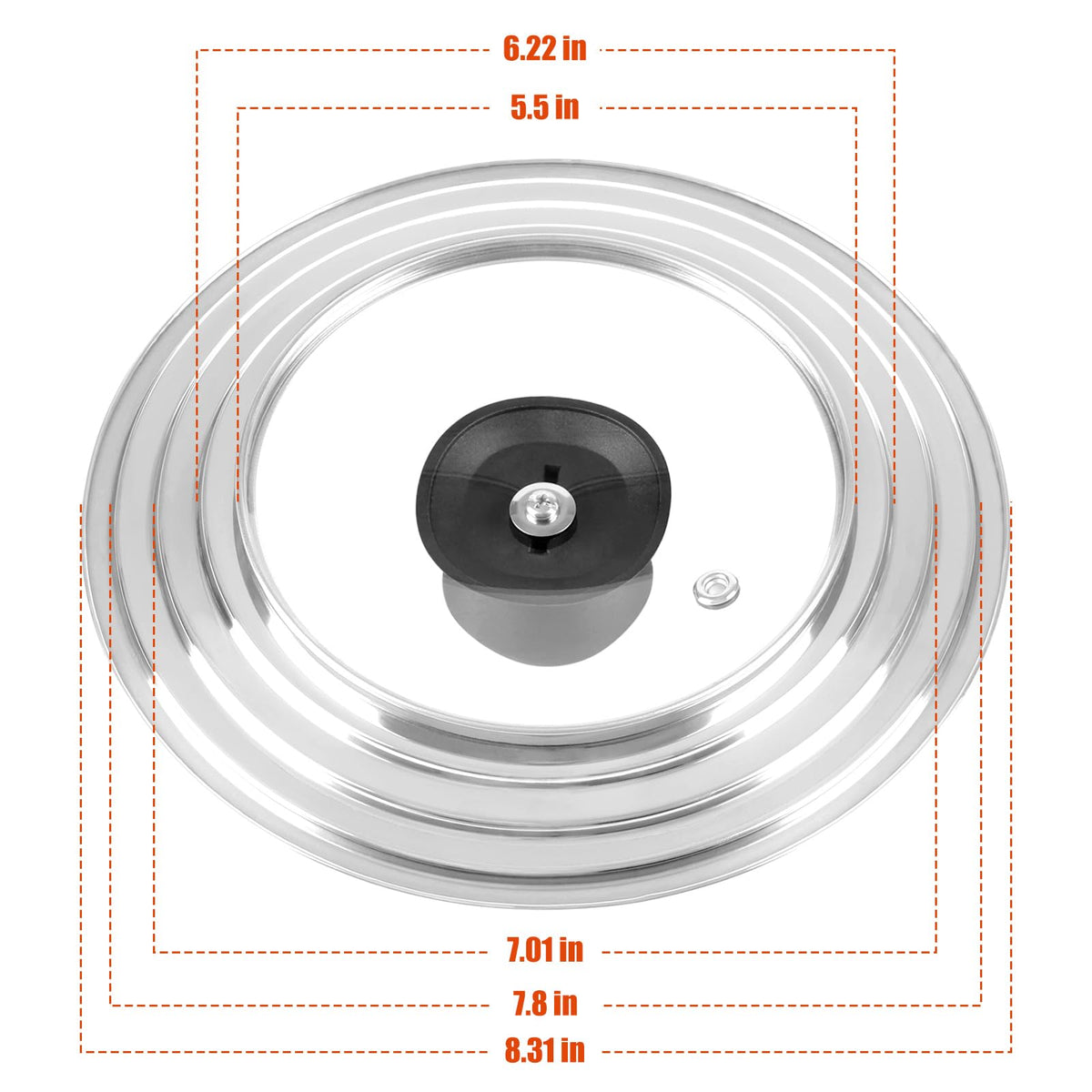 Tempered Glass Cookware Lids K258755