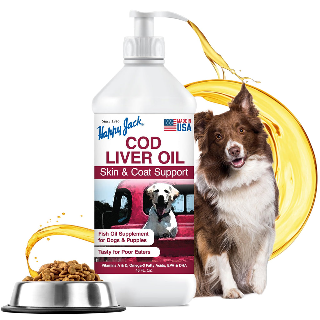 Cod Liver Fish Oil for Dogs 16 oz R172