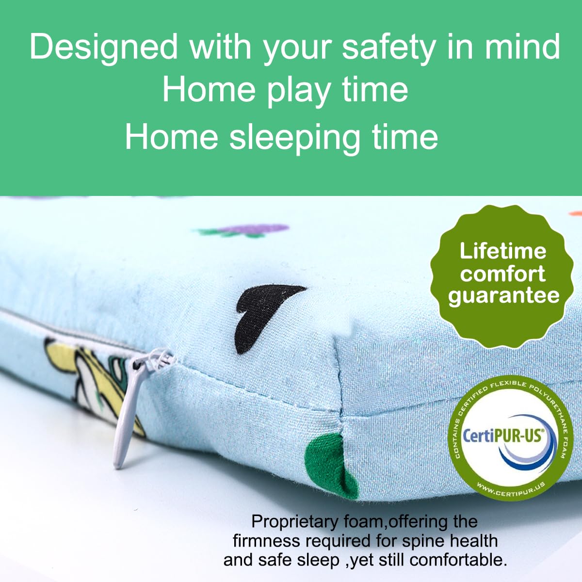 Pack and Play Mattress 38" x 26" Premium Foam S2374