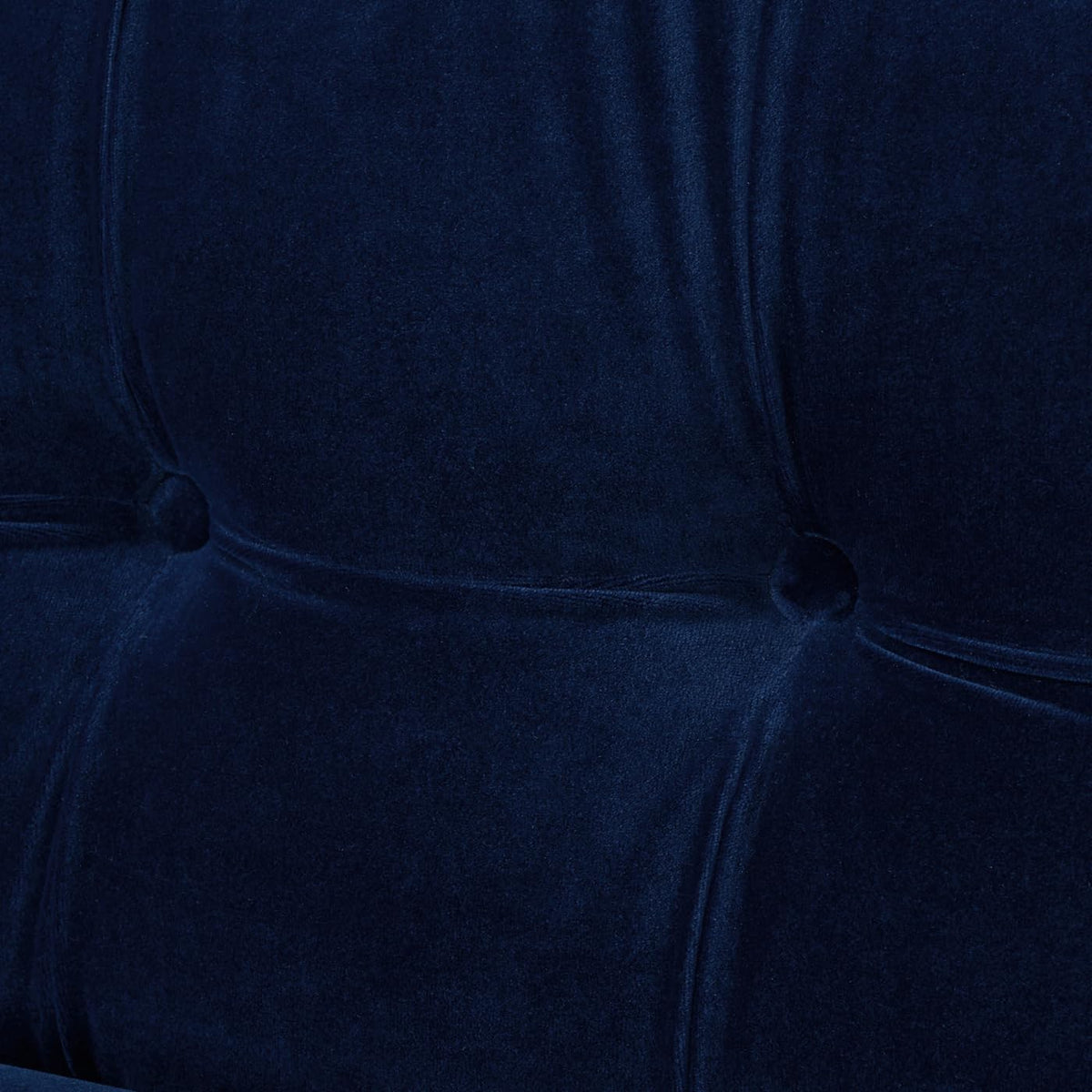 Navy Blue Velvet Tufted Sofa L82128