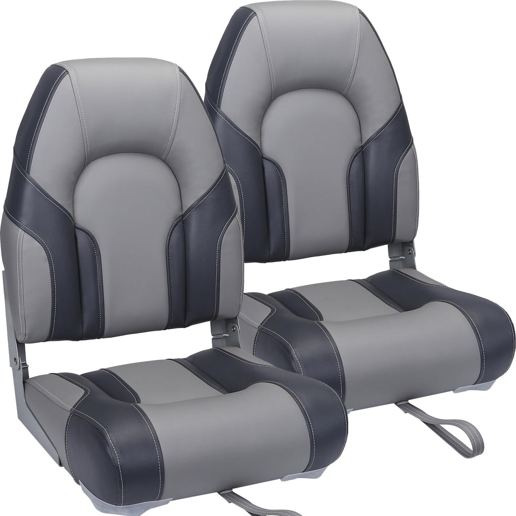 2 Pack High Back Folding Boat Seats R725333