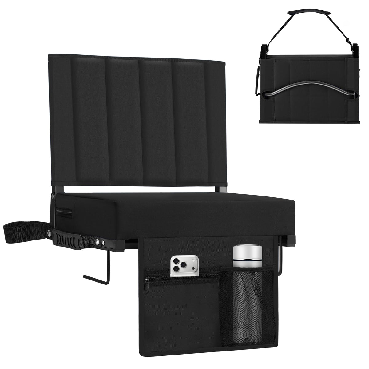 Portable Folding Stadium Seat with Back Support 2 Pack B24179