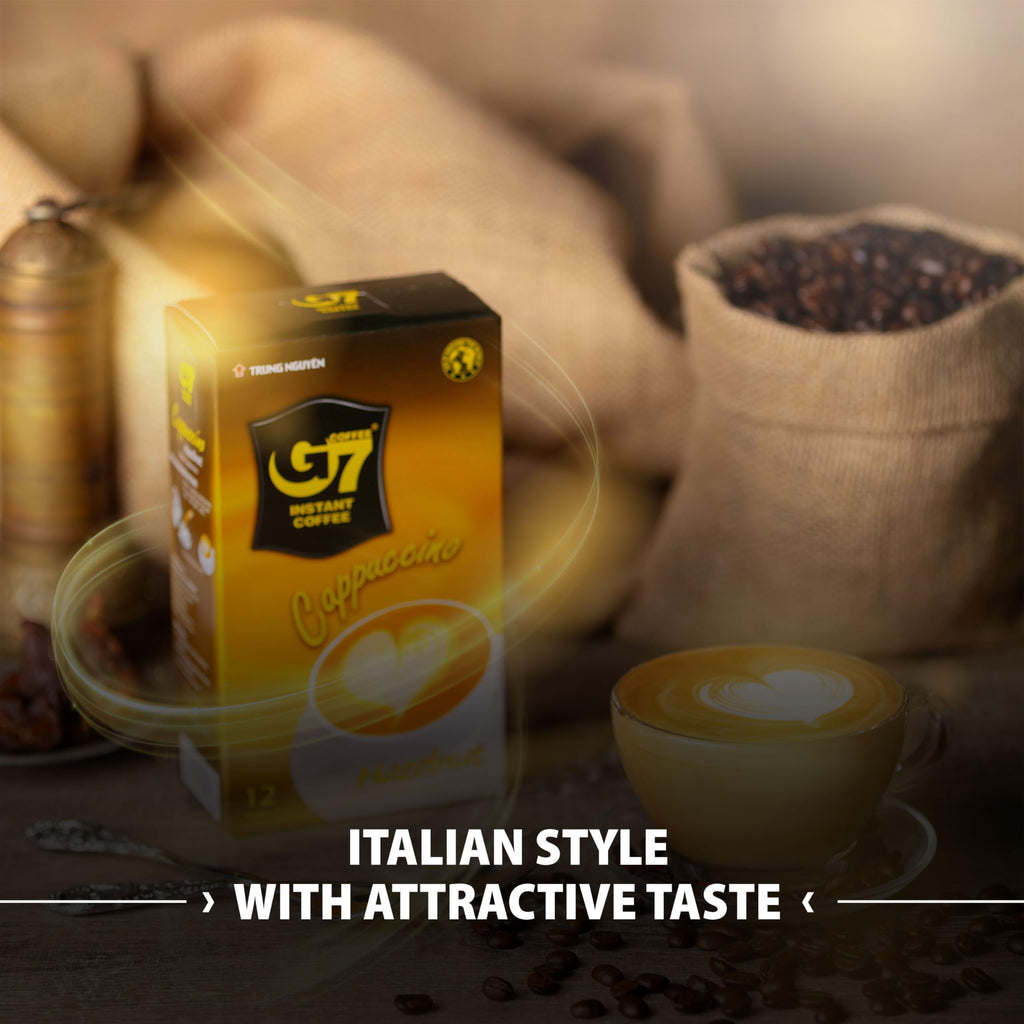 Pure Black and Cappucino Hazelnut Instant Coffee J471502