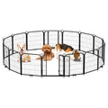 32 Inch 16 Panel Metal Dog Playpen D82212