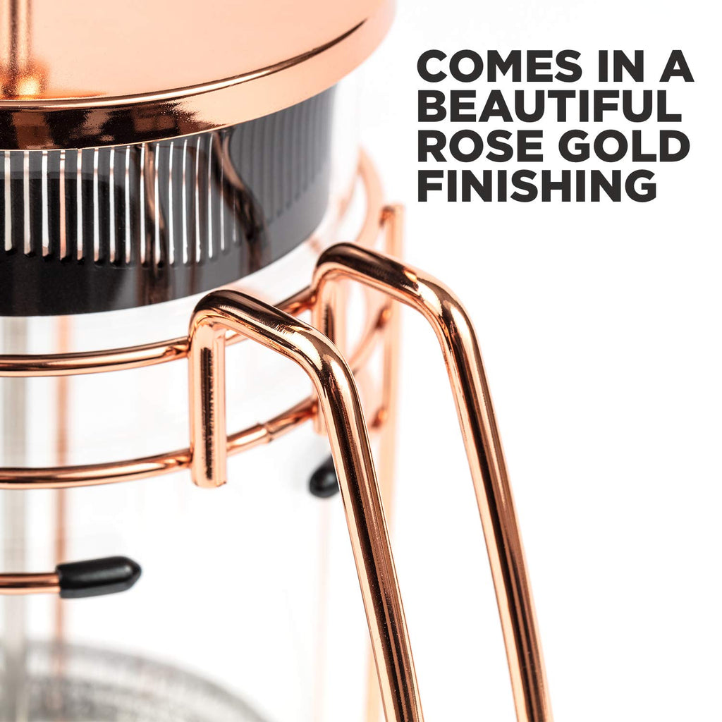1000ml Rose Gold French Press Coffee Maker A584