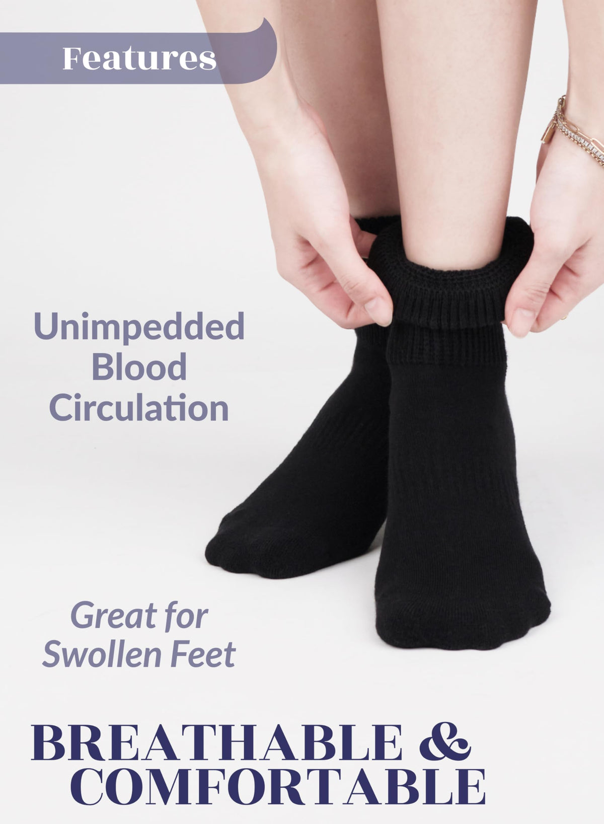 Cotton Ankle Socks 3-6 Pairs H299