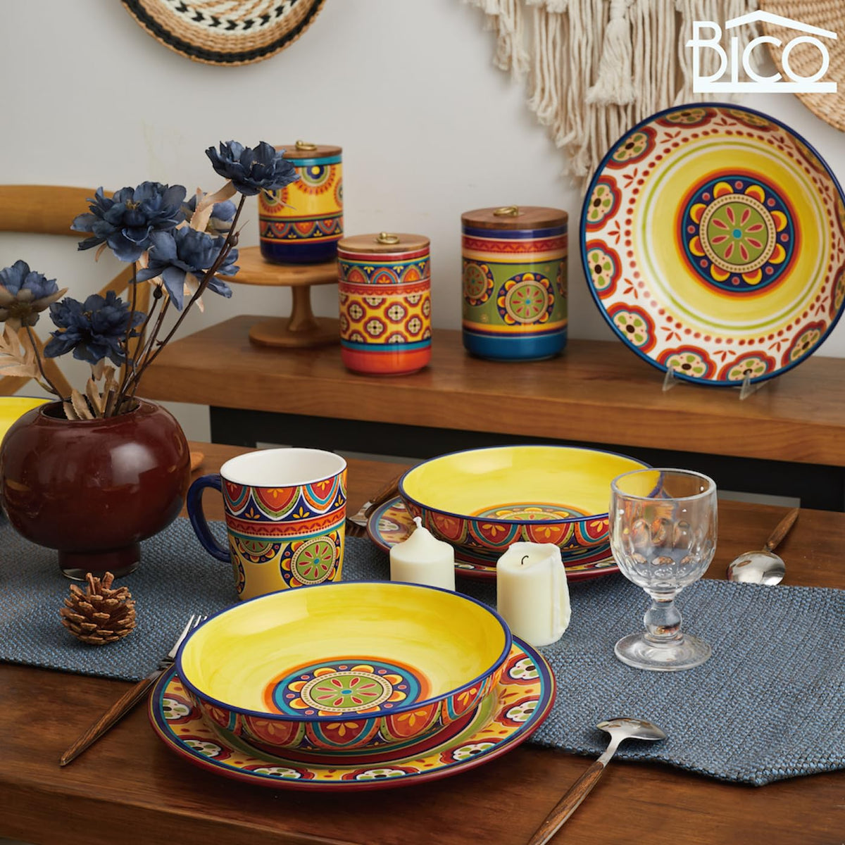 Ceramic Pasta Bowls Set of 4 O97180