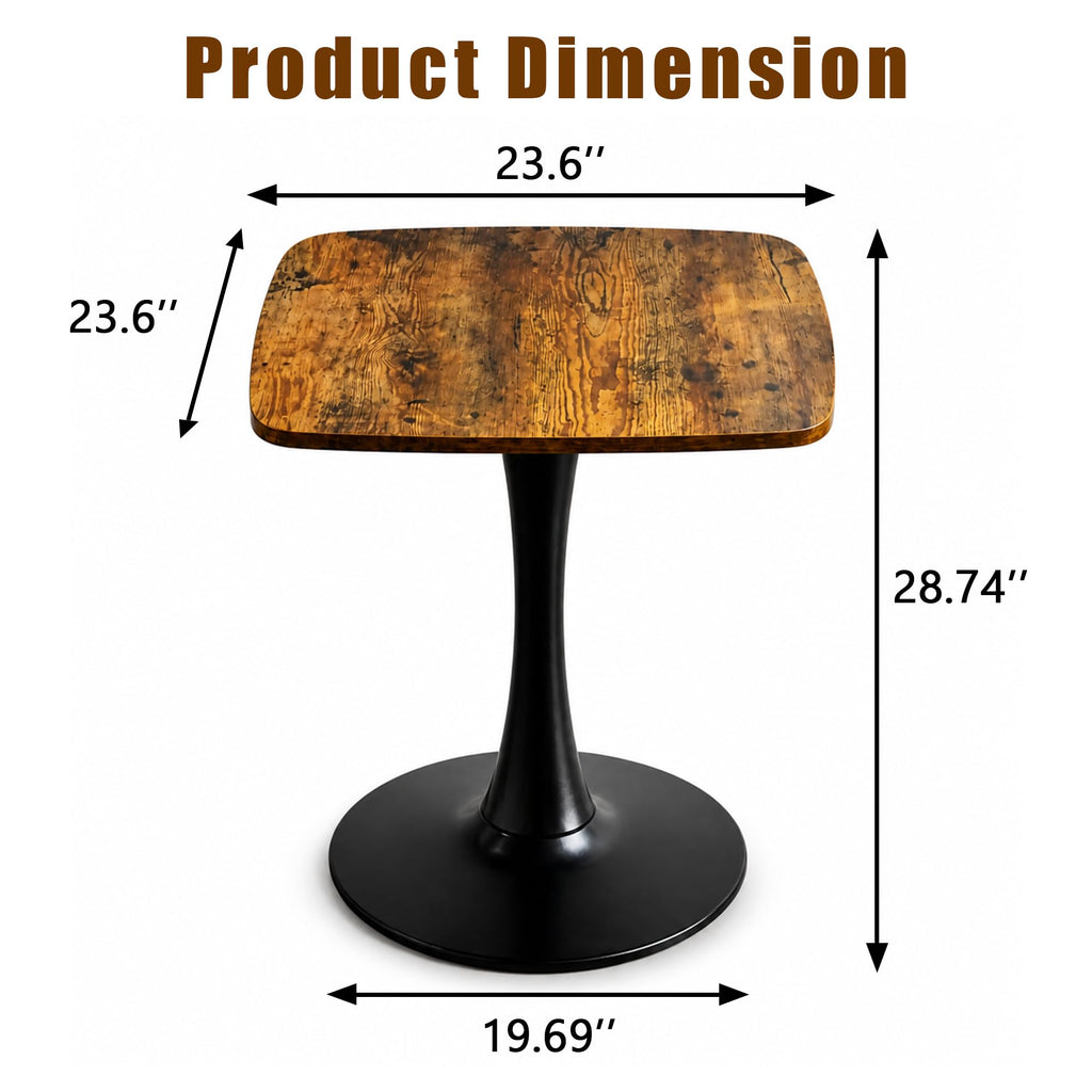 24" Square Dining Table for 2 Y5558