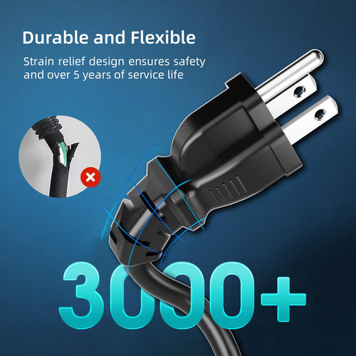 100 FT Waterproof Black 16 AWG Extension Cord Y88151
