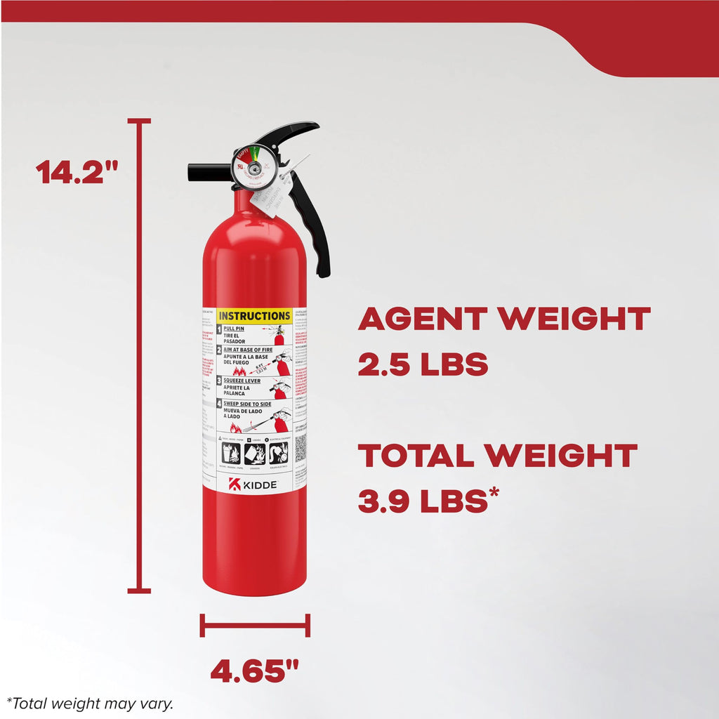 Fire Extinguisher 1-A:10-B:C 1 Pack U62457