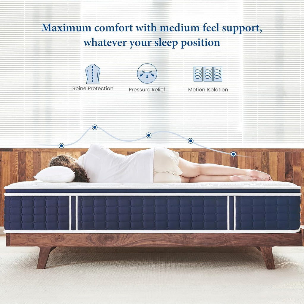 Twin XL 12 Inch Medium Firm Mattress S2739
