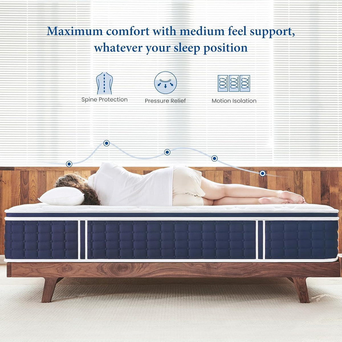 Twin XL 12 Inch Medium Firm Mattress S2739