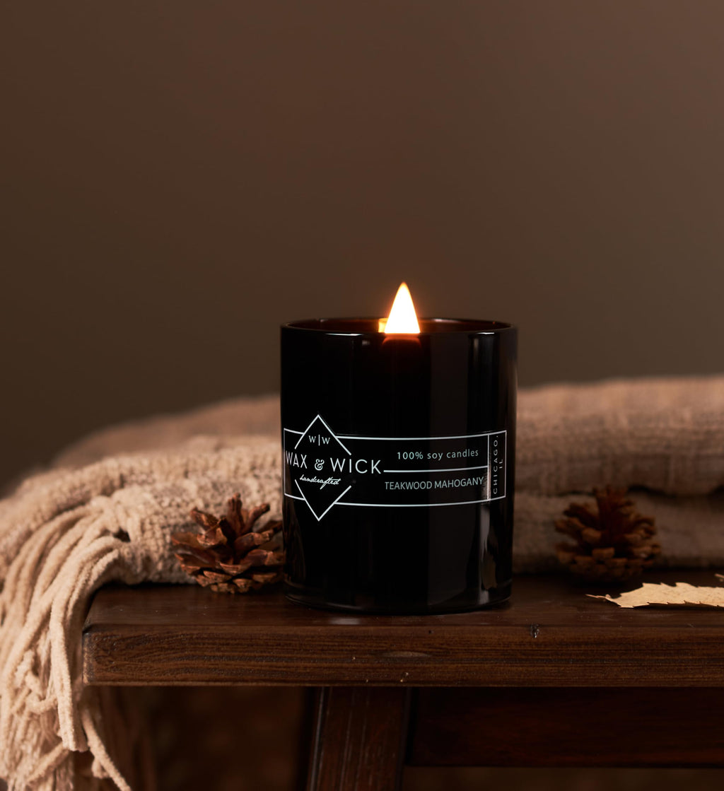 12oz Soy Wax Double Wood Wick Scented Candle L997