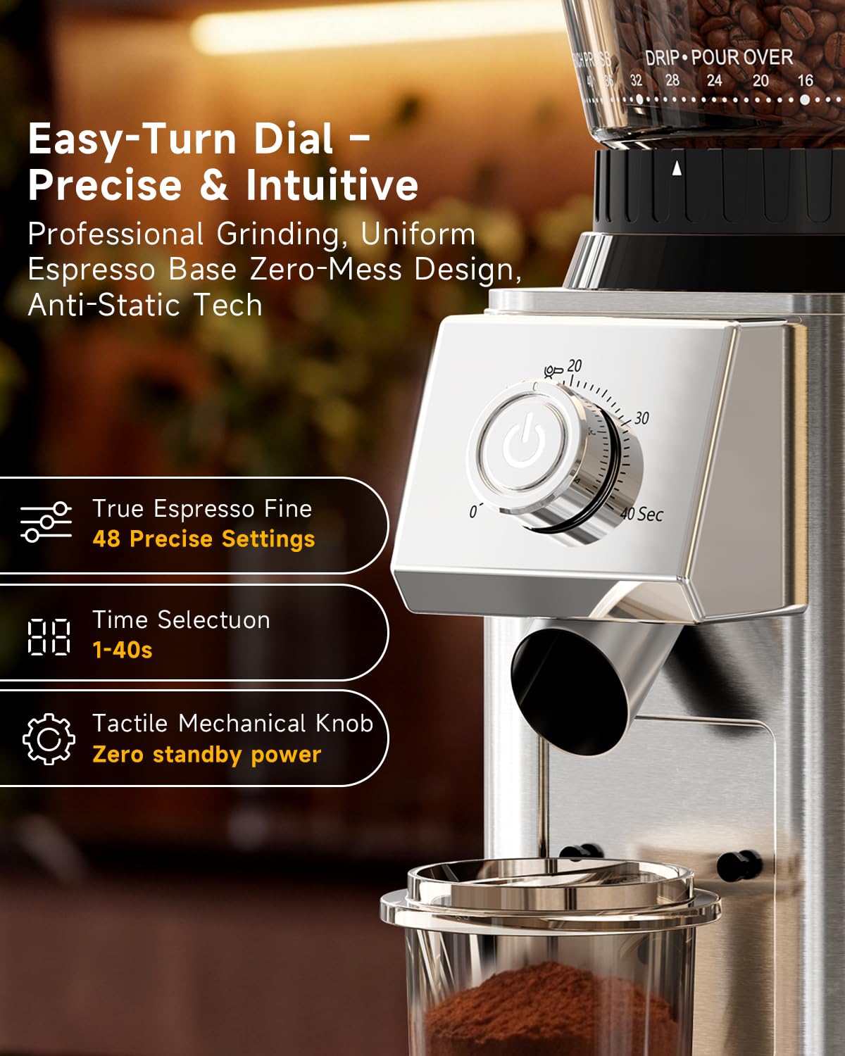 Conical Burr Espresso Grinder P222