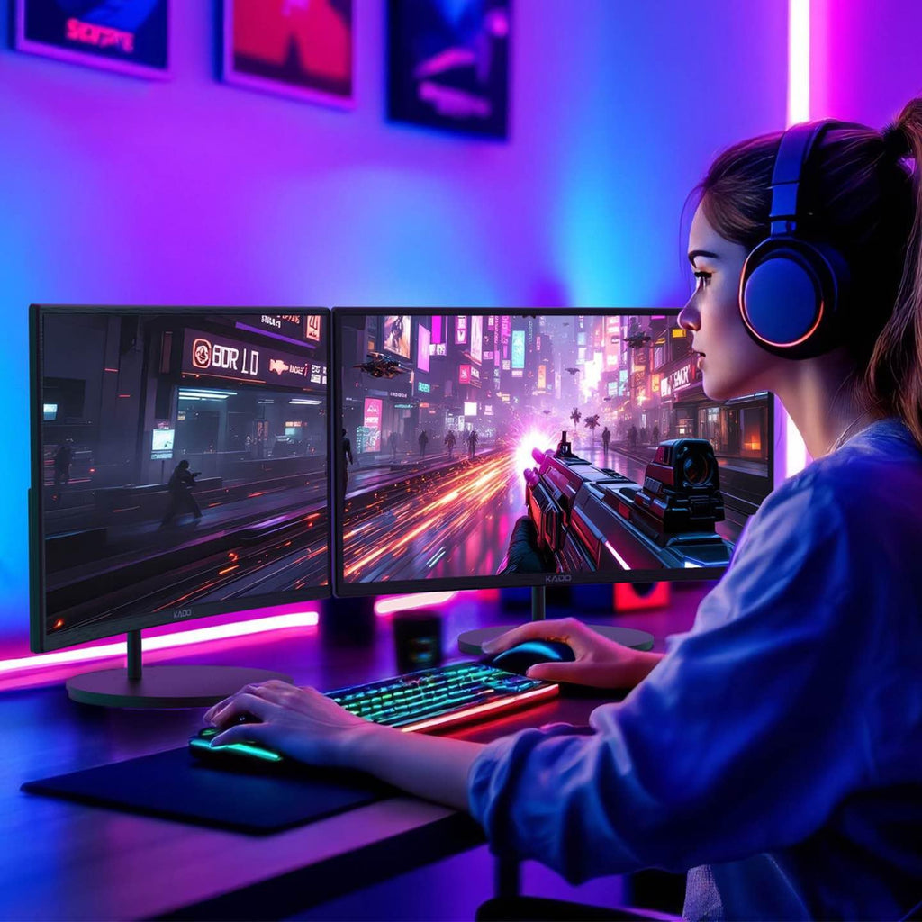 24" Curved 75Hz Computer Monitor 2-Pack Z321