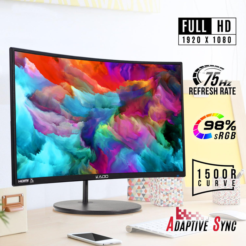 24" Curved 75Hz Computer Monitor 2-Pack Z321