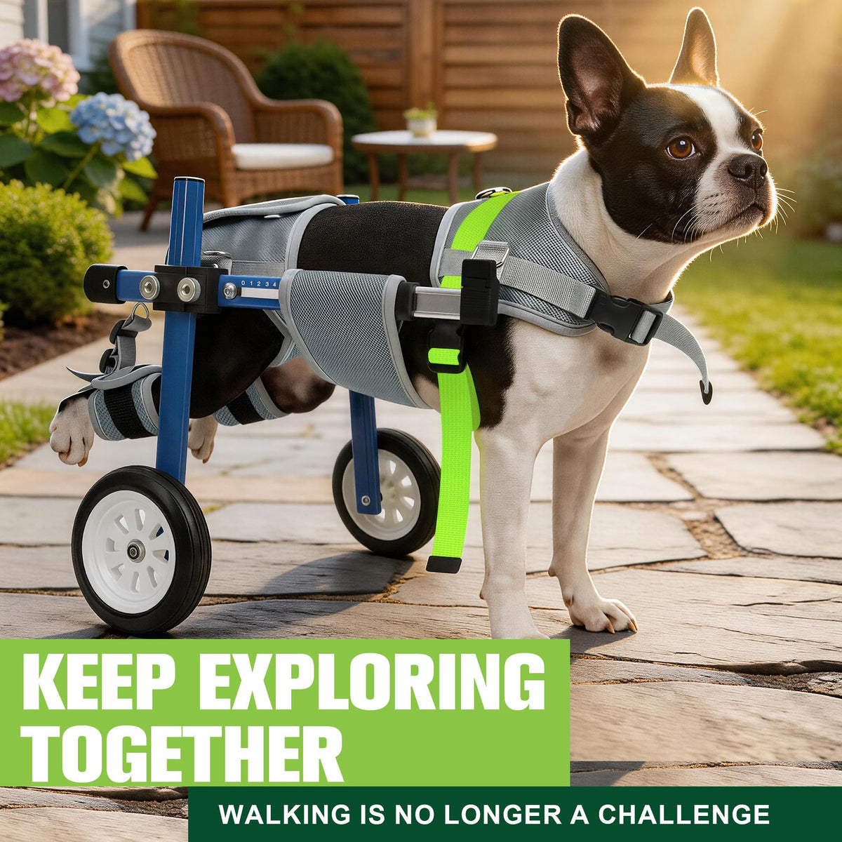 Adjustable Dog Wheelchair for Back Legs C193