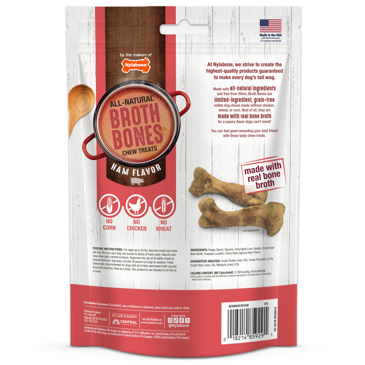Ham Flavor Small Dog Treats 16 Count N7124