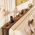 118 Inch Sofa Table with Power Outlets V141