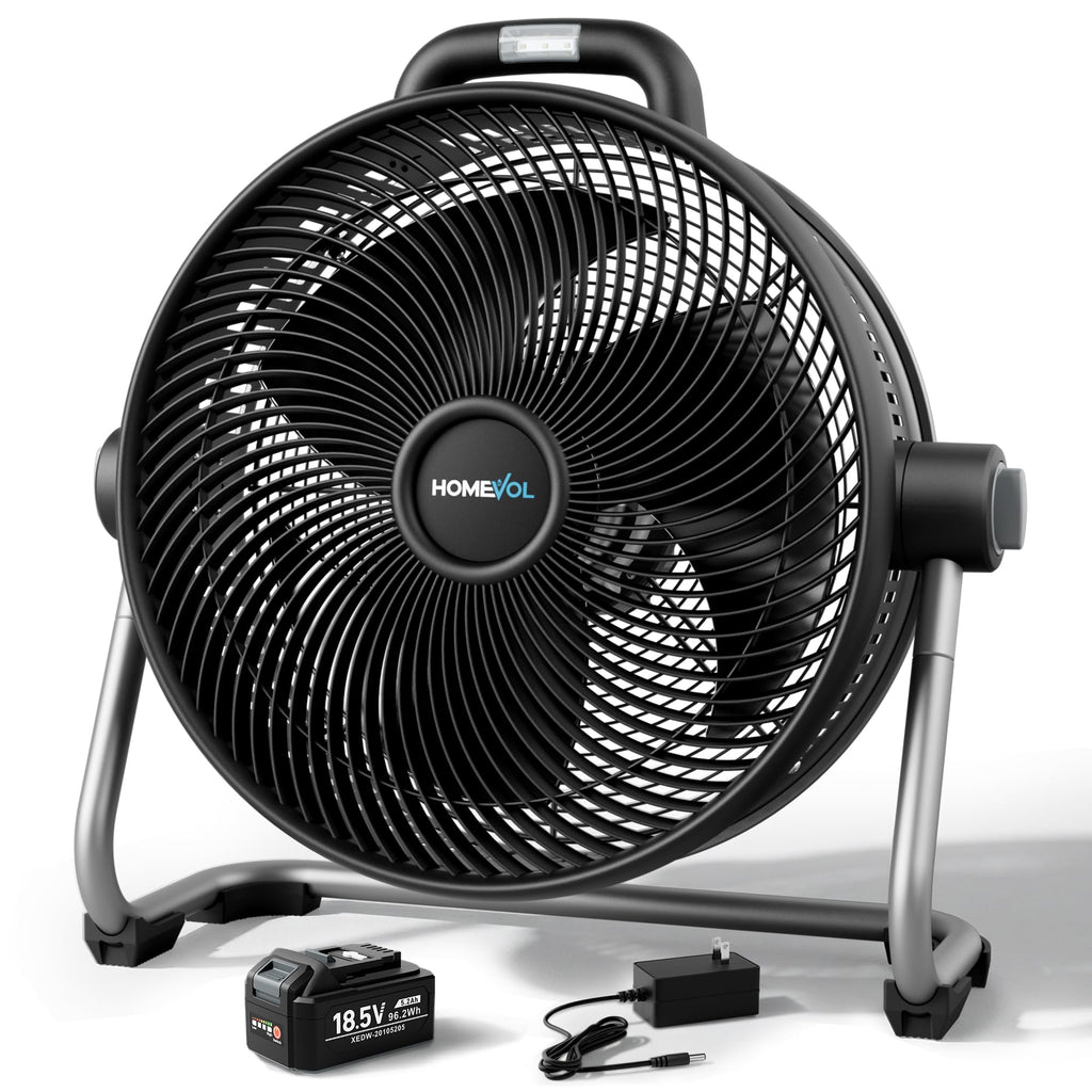 20 Inch Cordless Rechargeable Battery Powered Floor Fan K615461