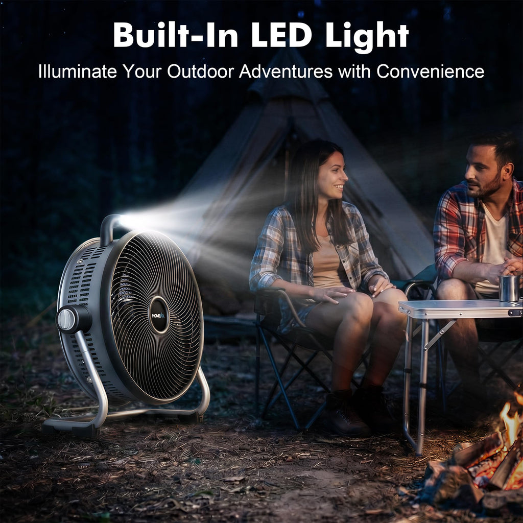 20 Inch Cordless Rechargeable Battery Powered Floor Fan K615461