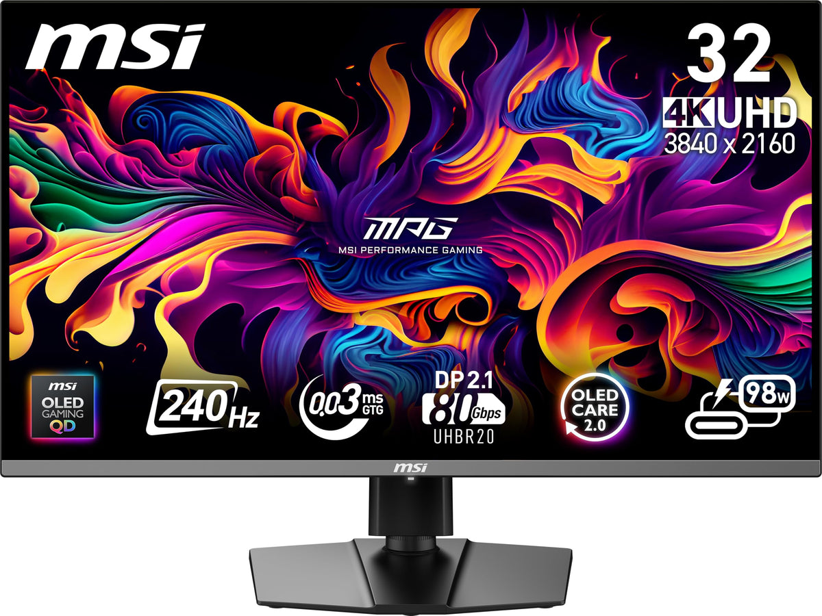 32-inch 3840 x 2160 UHD 240Hz QD-OLED Computer Monitor F648635