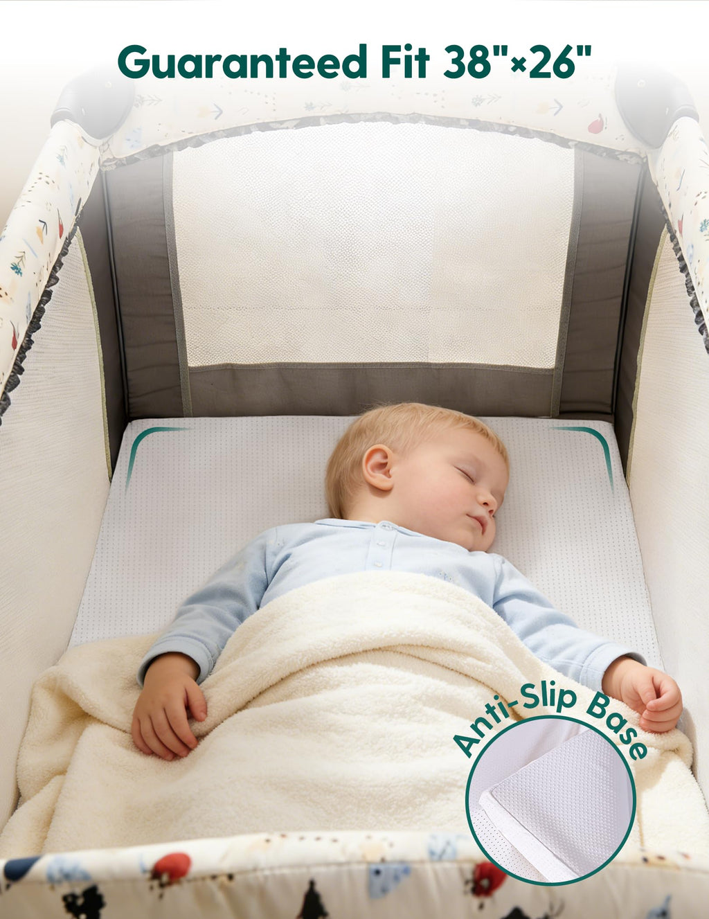 Machine Washable Pack and Play Mattress H641