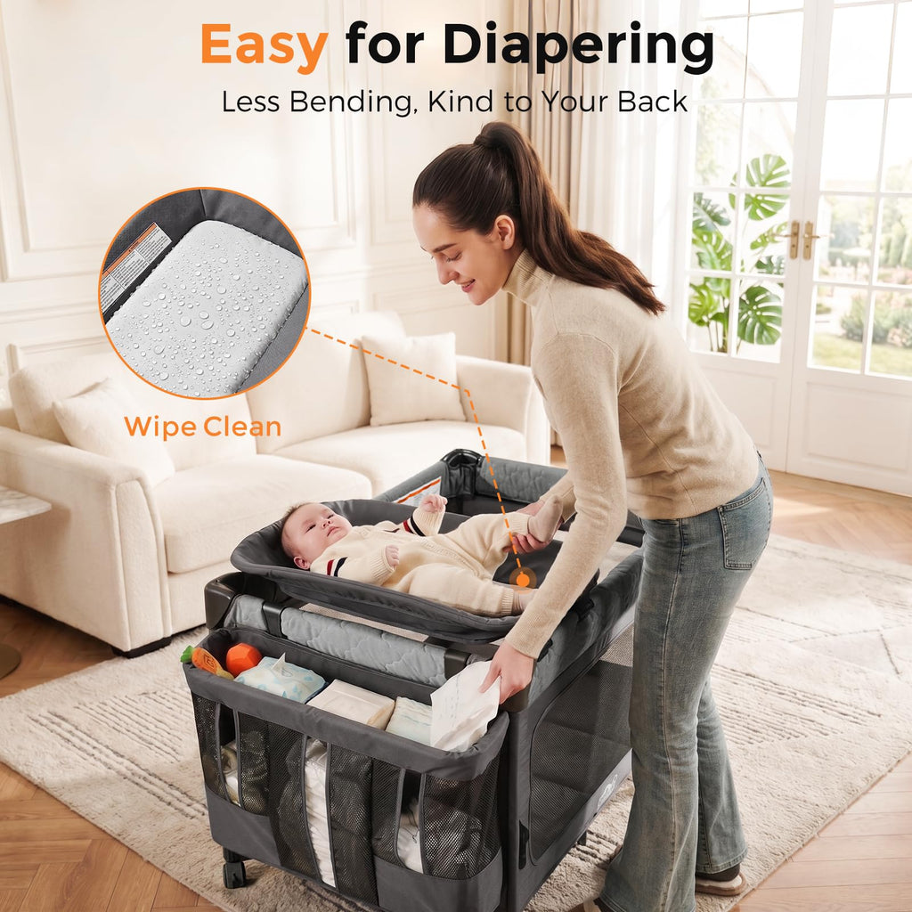 7 in 1 Pack and Play with Bassinet U51216