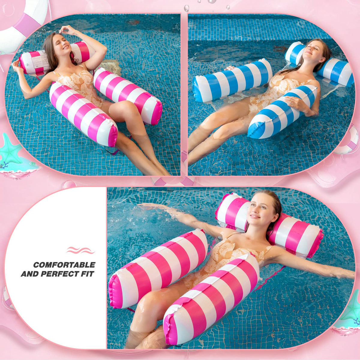 Inflatable Pool Float Hammock T135