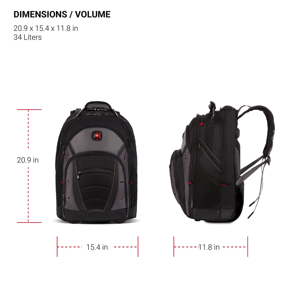 18-Inch Black/Grey Luggage E1842