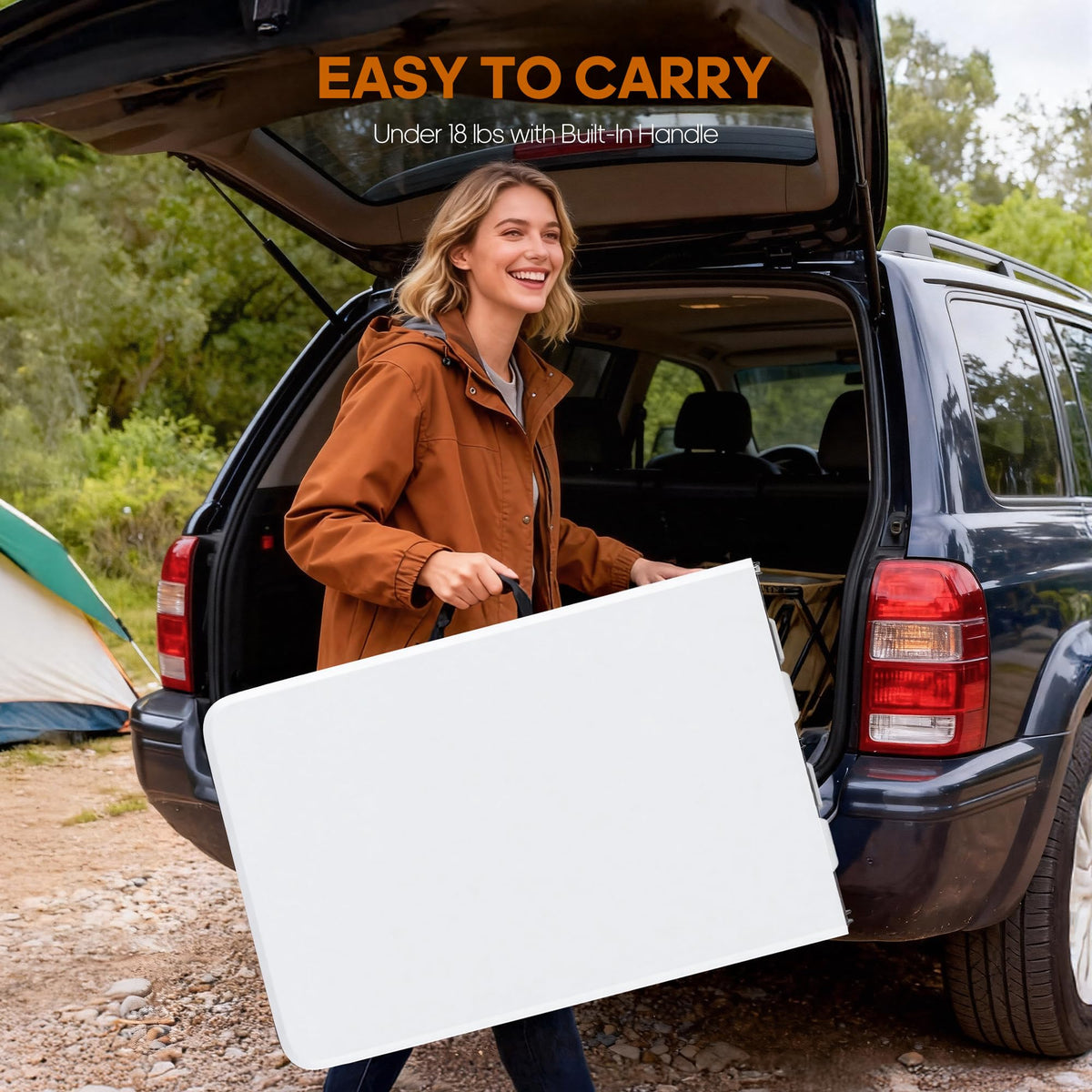 6ft Heavy Duty Folding Table White P307864