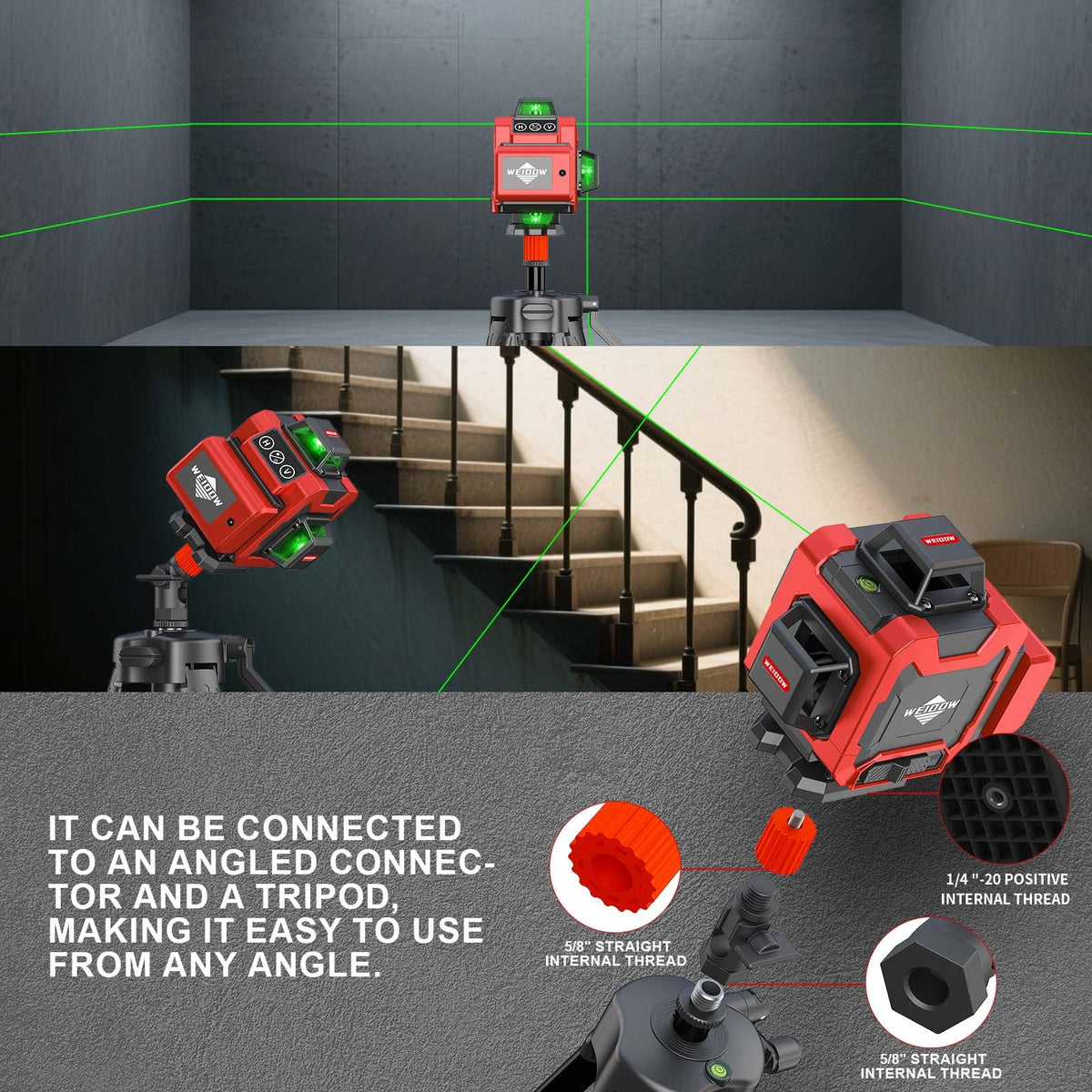 Laser Level Kit with Tripod G4293
